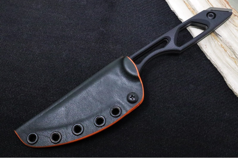 Toor Knives Willow - Spanish Moss KG Gunkote Finished Blade / CPM-154 Steel / Black G-10 Skeletonized Handle / Kydex Sheath 850049642941