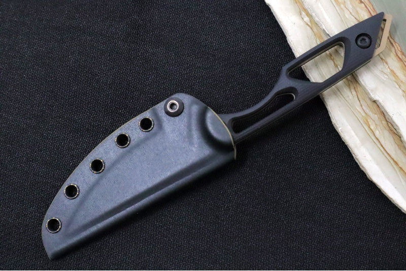 Toor Knives Willow - Canyon Drab KG Gunkote Finished Blade / CPM-154 Steel / Black G-10 Skeletonized Handle / Kydex Sheath 850049642958 - Northwest Knives