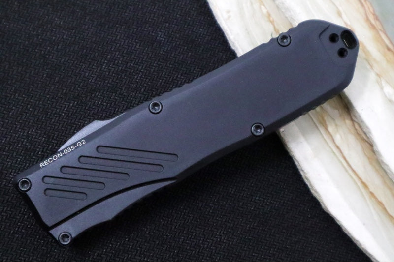 Guardian Tactical Recon 035 G2 - CPM-Magnacut Steel / Black Tactical Finish / Spear Point Blade / Black Anodized Aluminum Handle 93111G2 - Northwest Knives
