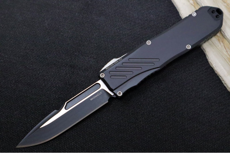 Guardian Tactical Recon 035 G2 - CPM-Magnacut Steel / 2-Toned Black Finish / Spear Point Blade / Black Anodized Aluminum Handle 93112G2 - Northwest Knives