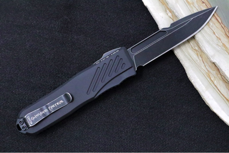 Guardian Tactical Recon 035 G2 - CPM-Magnacut Steel / Dark Stonewash Finish / Spear Point Blade / Black Anodized Aluminum Handle 93611G2