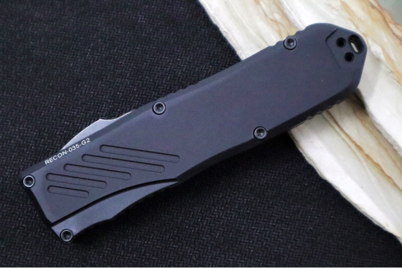 Guardian Tactical Recon 035 G2 - CPM-Magnacut Steel / Dark Stonewash Finish / Spear Point Blade / Black Anodized Aluminum Handle 93611G2 - Northwest Knives