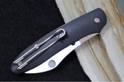 Spyderco Roadie XL - Black FRN Handle / Satin Finish / Sheepsfoot Blade / M398 Steel - C267BKP - Northwest Knives