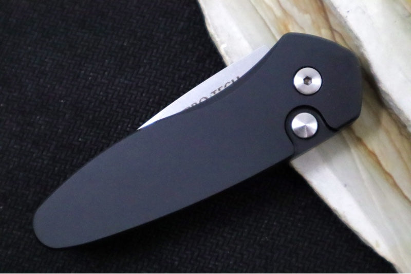 Pro Tech Sprint Auto - Black Handle - Stonewash S35VN Blade