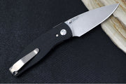 TRM Knives NEUTRON 2 Linerlock - Jet Black Lizard Skin G10 Handle  / Magnacut Steel / Tumbled Finish - Northwest Knives
