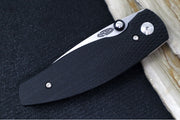 TRM Knives NEUTRON 2 Linerlock - Jet Black Lizard Skin G10 Handle  / Magnacut Steel / Tumbled Finish - Northwest Knives