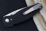 TRM Knives NEUTRON 2 Linerlock - Jet Black Lizard Skin G10 Handle  / Magnacut Steel / Tumbled Finish - Northwest Knives