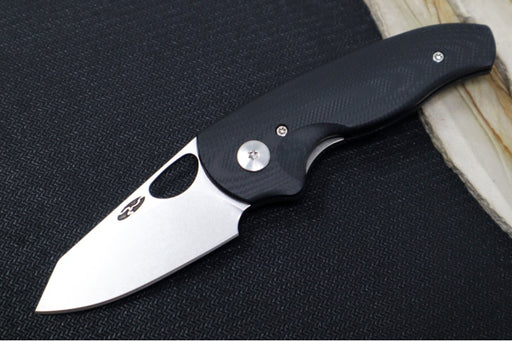 TRM Knives Holier NERD Linerlock - Jet Black G10 Handle  / Magnacut Steel / Tumbled Finish - Northwest Knives