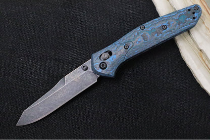 Benchmade 940BK-2404 Limited Edition Osborne - Darkwash Blade / CPM-Magnacut steel / Arctic Storm Fatcarbon Carbon Fiber Handle