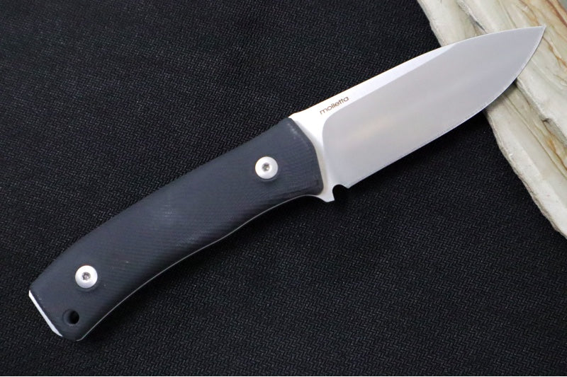 Lionsteel M4 Hunting Knife w/ Black G10 Handle - Fixed Blade