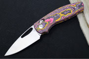 TRM Knives BULLDOG Rev. B - Pop Camo Carbon Fiber Handle  / Magnacut Steel / Tumbled Finish - Northwest Knives