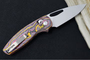 TRM Knives BULLDOG Rev. B - Pop Camo Carbon Fiber Handle  / Magnacut Steel / Tumbled Finish - Northwest Knives
