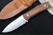 Lionsteel M4 Hunting Knife w/ Santos Wood Handle - Fixed Blade - Northwest Knives