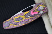 TRM Knives BULLDOG Rev. B - Pop Camo Carbon Fiber Handle  / Magnacut Steel / Tumbled Finish - Northwest Knives