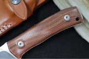Lionsteel M4 Hunting Knife w/ Santos Wood Handle - Fixed Blade - Northwest Knives