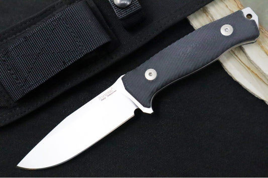 Lionsteel M5 Fixed Blade -  Black G-10 Handle / Sleipner Steel / Cordura Sheath M5G10