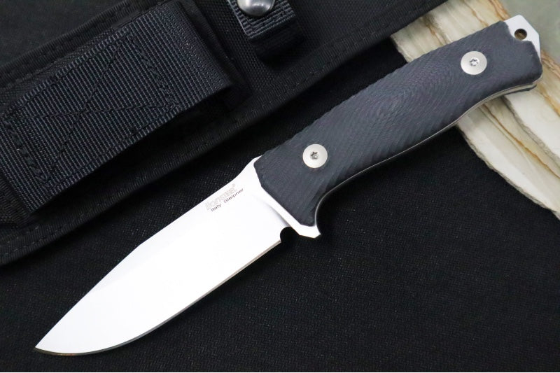 Lionsteel M5 Fixed Blade -  Black G-10 Handle / Sleipner Steel / Cordura Sheath M5G10 - Northwest Knives