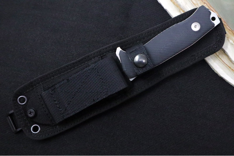 Lionsteel M5 Fixed Blade -  Black G-10 Handle / Sleipner Steel / Cordura Sheath M5G10