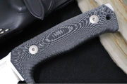 Lionsteel T5 Fixed Blade -  Black Micarta Handle / Niolox Steel / Black Leather Sheath T5 MI - Northwest Knives