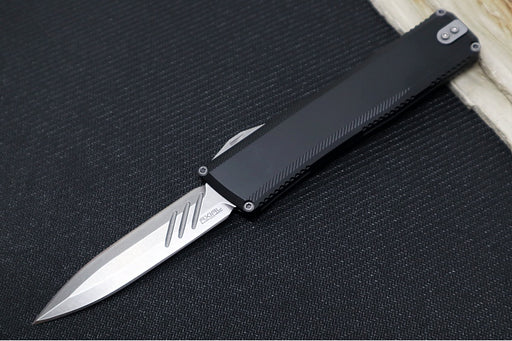 Axial Knives SHIFT V_3 OTF - Black Anodized Aluminum Handle & Stonewashed Hardware / Stonewashed Dagger Blade / CPM-Magnacut Steel - Northwest Knives