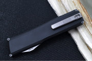 Axial Knives SHIFT V_3 OTF - Black Anodized Aluminum Handle & Stonewashed Hardware / Stonewashed Dagger Blade / CPM-Magnacut Steel - Northwest Knives