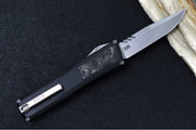 Axial Knives SHIFT V_3 OTF - Black Anodized Aluminum Handle & Black Dark Matter Inlays / Stonewashed Hardware / Stonewashed Clip Point Blade / CPM-Magnacut Steel - Northwest Knives