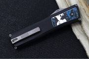 Axial Knives SHIFT V_3 OTF - Black Anodized Aluminum Handle & Frost Fat Carbon Inlays / Stonewashed Hardware / Stonewashed Clip Point Blade / CPM-Magnacut Steel - Northwest Knives
