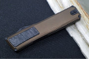 Axial Knives SHIFT V_3 OTF - Bronzed Anodized Aluminum Handle & Black Dark Matter Inlays / Black Hardware / Black DLC Clip Point Blade / CPM-Magnacut Steel - Northwest Knives