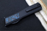 Axial Knives SHIFT V_3 OTF - Black Anodized Aluminum Handle & Arctic Storm Inlays / Black Hardware / Black DLC Clip Point Blade / CPM-Magnacut Steel - Northwest Knives