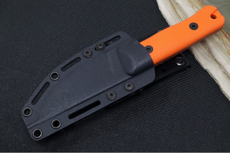 Reiff Knives Rut Hunting Knife - Black G10 Handle / CPM-Magnacut Steel / Straight Back Blade / Black Kydex Sheath - Northwest Knives