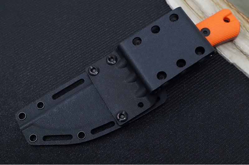 Reiff Knives Rut Hunting Knife - Black G10 Handle / CPM-Magnacut Steel / Straight Back Blade / Black Kydex Sheath - Northwest Knives