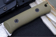 Reiff Knives Rut Hunting Knife - OD Green G10 Handle / CPM-Magnacut Steel / Straight Back Blade / Black Kydex Sheath - Northwest Knives