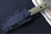 Reiff Knives Rut Hunting Knife - OD Green G10 Handle / CPM-Magnacut Steel / Straight Back Blade / Black Kydex Sheath - Northwest Knives