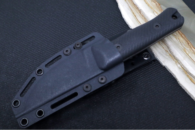 Reiff Knives Rut Hunting Knife - Black G10 Handle / CPM-Magnacut Steel / Straight Back Blade / Black Kydex Sheath - Northwest Knives