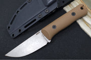 Reiff Knives Rut Hunting Knife - Dark Earth G10 Handle / CPM-Magnacut Steel / Straight Back Blade / Black Kydex Sheath - Northwest Knives