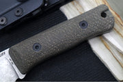 Reiff Knives Rut Hunting Knife - Green Canvas Micarta Handle / CPM-Magnacut Steel / Straight Back Blade / Black Kydex Sheath - Northwest Knives