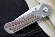 Chris Reeve Knives Small Inkosi - Natural Canvas Micarta Inlays / Drop Point Blade / CPM-Magnacut Steel SIN-1014 - Northwest Knives