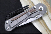 Chris Reeve Knives Small Inkosi - Natural Canvas Micarta Inlays / Drop Point Blade / CPM-Magnacut Steel SIN-1014 - Northwest Knives