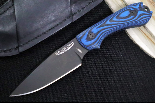 Bradford Knives Guardian 3 - Black-Blue G10 Handle / M390 Blade / False Edge Grind 3FE-113B-M390