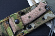 Chris Reeve Knives Pacific Fixed Blade - FDE Cerakoted Blade / Natural Canvas Micarta Handle / CPM-Magnacut Steel PAC-1013 - Northwest Knives