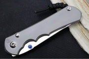Chris Reeve Knives Large Inkosi Glass Blasted - Insingo Blade / CPM-Magnacut / Glass Blasted Titanium Handle LIN-1122 - Northwest Knives