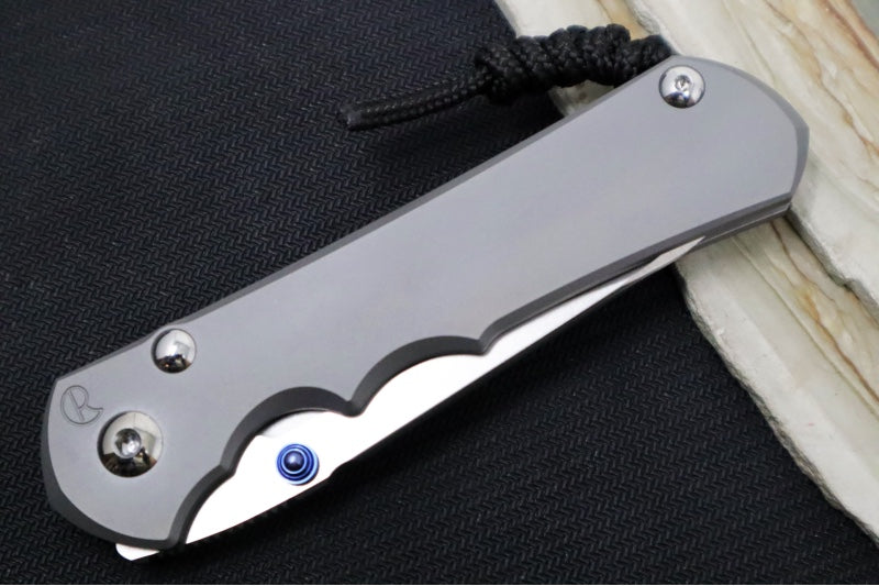 Chris Reeve Knives Large Inkosi Glass Blasted - Insingo Blade / CPM-Magnacut / Glass Blasted Titanium Handle LIN-1122 - Northwest Knives