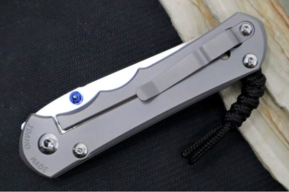 Chris Reeve Knives Large Inkosi Glass Blasted - Insingo Blade / CPM-Magnacut / Glass Blasted Titanium Handle LIN-1122