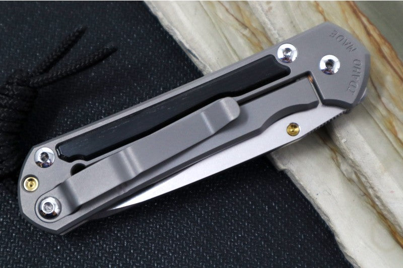 Chris Reeve Knives Small Sebenza 31 - Insingo Blade / Bog Oak Inlay / CPM-Magnacut (A1) S31-1124