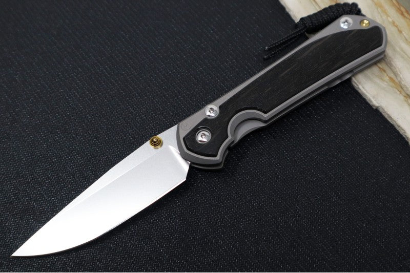 Chris Reeve Large Sebenza 31 - Drop Point Blade / Bog Oak Inlay / Magnacut Steel (A1) L31-1100