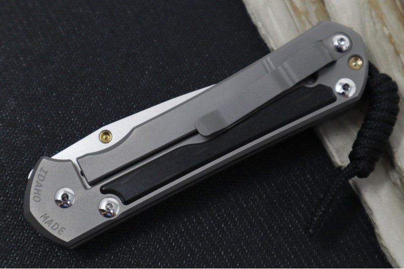 Chris Reeve Large Sebenza 31 - Drop Point Blade / Bog Oak Inlay / Magnacut Steel (A1) L31-1100