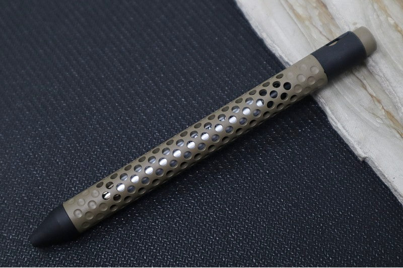 Nottingham Tactical TiButton Single Lock Pen - Right Hand - G2 Full Size - RIP Flat Dark Earth & Black Cerakote