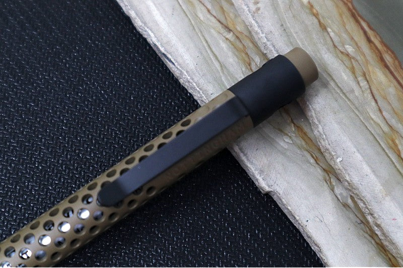 Nottingham Tactical TiButton Single Lock Pen - Right Hand - G2 Full Size - RIP Flat Dark Earth & Black Cerakote