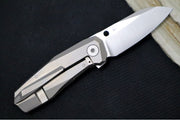 Spyderco Techno 3 - Chamfered Titanium Handle / XHP Steel / Sheepsfoot Blade - C158TIP3 - Northwest Knives