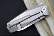 Spyderco Techno 3 - Chamfered Titanium Handle / XHP Steel / Sheepsfoot Blade - C158TIP3 - Northwest Knives